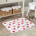 thumbnail image 7 of Sikiie Red Lips 1 Print Flannel Anti-slip Floor Mat 16x24in, Thickened Dustproof Entrance Door Mat Floor Mat for Kitchen, Bathroom, Laundry Room, 7 of 7