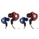 thumbnail image 2 of Auriculares con cable Sidaley In-Ear HiFi Bass Sport Azul+Rojo 2piezas, 2 of 6