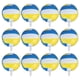 thumbnail image 3 of KAKOWELY 12 globos de aluminio de voleibol de 18 pulgadas, decoraciones para fiestas temáticas deportivas de voleibol, fiestas de cumpleaños, globos de aluminio para fotos y celebraciones., 3 of 5