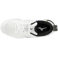 thumbnail image 5 of Mizuno Women's Wave Supersonic 2 Volleyball Shoe, Size 5, White-Black (0090), 5 of 5