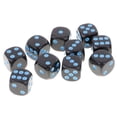 thumbnail image 4 of de Dados de Plástico Piezas de 16 Mm con Puntos para s de D&D RPG, Suministros para Fiestas Azul negro CUTICAT Juego de dados de juego de mesa, 4 of 5