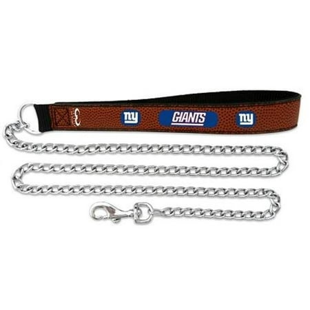 Mirage Pet Products 303-21 LS-LG New York Giants Football Leather