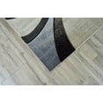 thumbnail image 5 of Planet Rugs Premium 3D Thick Abstract Indoor Area Rug 327 Sand Grey Beige 2'2''x7'4'', 5 of 10