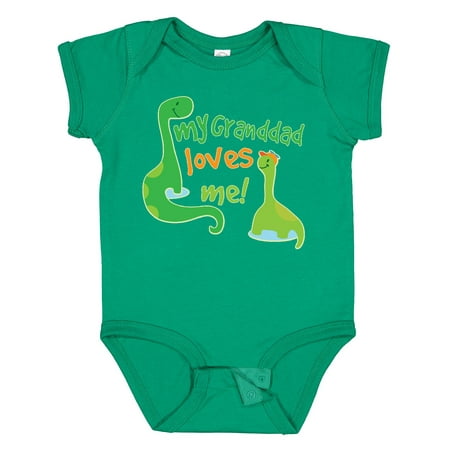 

Inktastic My Granddad Loves Me Baby Outfit Gift Baby Boy Bodysuit