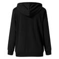 thumbnail image 4 of YanHoo Fall Hoodies for Women Pumpkin Sweatshirt Button V Neck Sweater Football Shirt Halloween Long Sleeve Shirt, 4 of 6