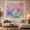 Ethereal Flowers, variant on Marble Abstract Swirling Color Fields on Off-White, Serene Modern Abstract for Art Lovers, Luxury Wall Art, Housewarming Gift Tapestry Wall Hanging for Living Room and Bedroom