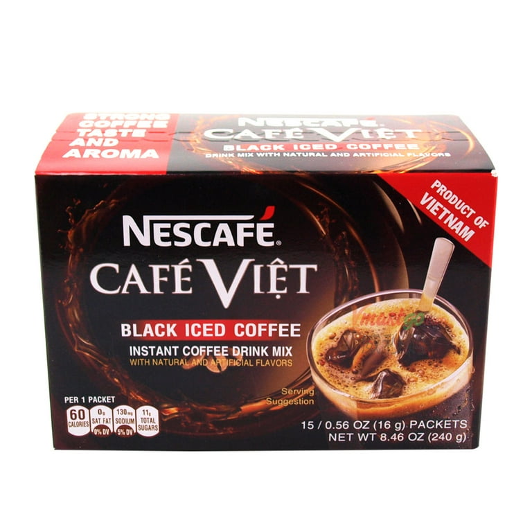 Nescafe Cafe Viet Black Iced Coffee 240g (15x16g) – FMCG Viet