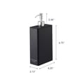 thumbnail image 7 of Yamazaki Home  Rectangle Shower Dispenser - Three Styles, ABS Plastic, Conditioner, 24 fluid oz., 700 ml Black, 7 of 7