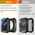thumbnail image 2 of [2 in 1] Waterproof Case with Tempered Glass Screen Protector for Apple Watch Series 6 SE Series 5 Series 4 40mm, Front & Back Shockproof Hard Protective Cover for iWatch, Matte Black, 2 of 5