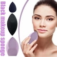 thumbnail image 2 of Black Beauty Egg, Black Cut-Out Makeup Sponge, Powder Puff, 2 of 7
