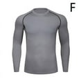 thumbnail image 1 of Men Compression Running Long T Shirt Sport Training Jogging O5W9 Quick Dry ф☆ щм, 1 of 9