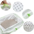 thumbnail image 6 of 1 Pack (6PCS) Sifting Cat Litter Bags 36 x 18 Inch Extra Large Thick Cat Litter Box Liners with Holes Disposable Thick Scratch Resistant Rubbish Bags Drawstring Rubbish Box Liners, 6 of 12