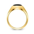 thumbnail image 2 of Solid 14k Yellow Gold Diamond Men's Ring Band Size 8 (.02 cttw.), 2 of 4