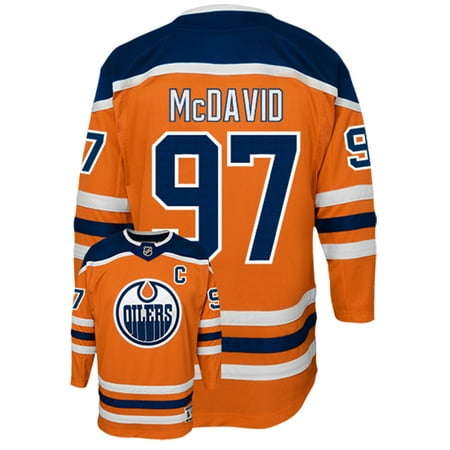 Connor McDavid Edmonton Oilers Home NHL Premier Infant Hockey Jersey ...
