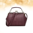 thumbnail image 3 of 1 bolsa retro de poliuretano para mujer., 3 of 3