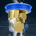 thumbnail image 3 of YIEMEEN Brass Floor Drain Cores Backflow Preventer Drain Stopper Self Sealing Floor Strainer Plug Shower Floor Drain Insert, 3 of 8