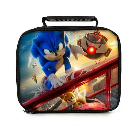 

Anime Sonics Portable Lunch Box for Women Thermal Insulated Lunch Bag#03