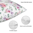 thumbnail image 3 of Pofeuu Rose Flower B Print Double-sided plush pillowcase Square Throw Pillow Covers Pillows Cover for Living Room Bedroom Sofa Couch Cushion Cover（No pillow core）-22"x22", 3 of 7