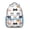 Sky-blue-30, variant on Bohemian Ethnic Waterproof Backpack for Students - Rustic Retro Colorful Hippie Design, Breathable Padded Straps & Spacious Storage, Stylish Exotic Earthy Patterns for School & Work