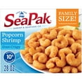 thumbnail image 2 of SeaPak Oven Crispy Popcorn Shrimp, Easy to Bake Delicious Seafood, Frozen, 28 oz, 2 of 6