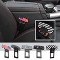 thumbnail image 2 of 2PC Car Safety Belt Lock Tongue Straight Lock Tongue Straight Insert Safety Belt Insert Lock Tongue, 2 of 3