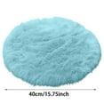 thumbnail image 3 of Sheepskin Round Rug 15.7 Inch, Fluffy Shag Circle Rug for Bedroom, Nursery, Living Room, Washable Non- Fuzzy Area Rug for Home Decor and Kids Playroom, 3 of 5