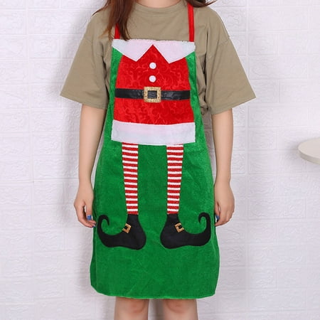 

Edikesy Big Sale Christmas Decorations Christmas Kitchen Decor 1PCS Christmas Apron Funny Cartoon Apron Style Christmas Santa Snowman Christmas Dinner Party Cooking Baking Barbecue Crafting Hou