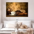 thumbnail image 2 of Elephant Stock Rustic Coffee Wall Art - Horizontal Canvas Wall Art - Living Room Wall Decor - Food And Drink Canvas - White And Brown Decor - 51" x 34", 2 of 8
