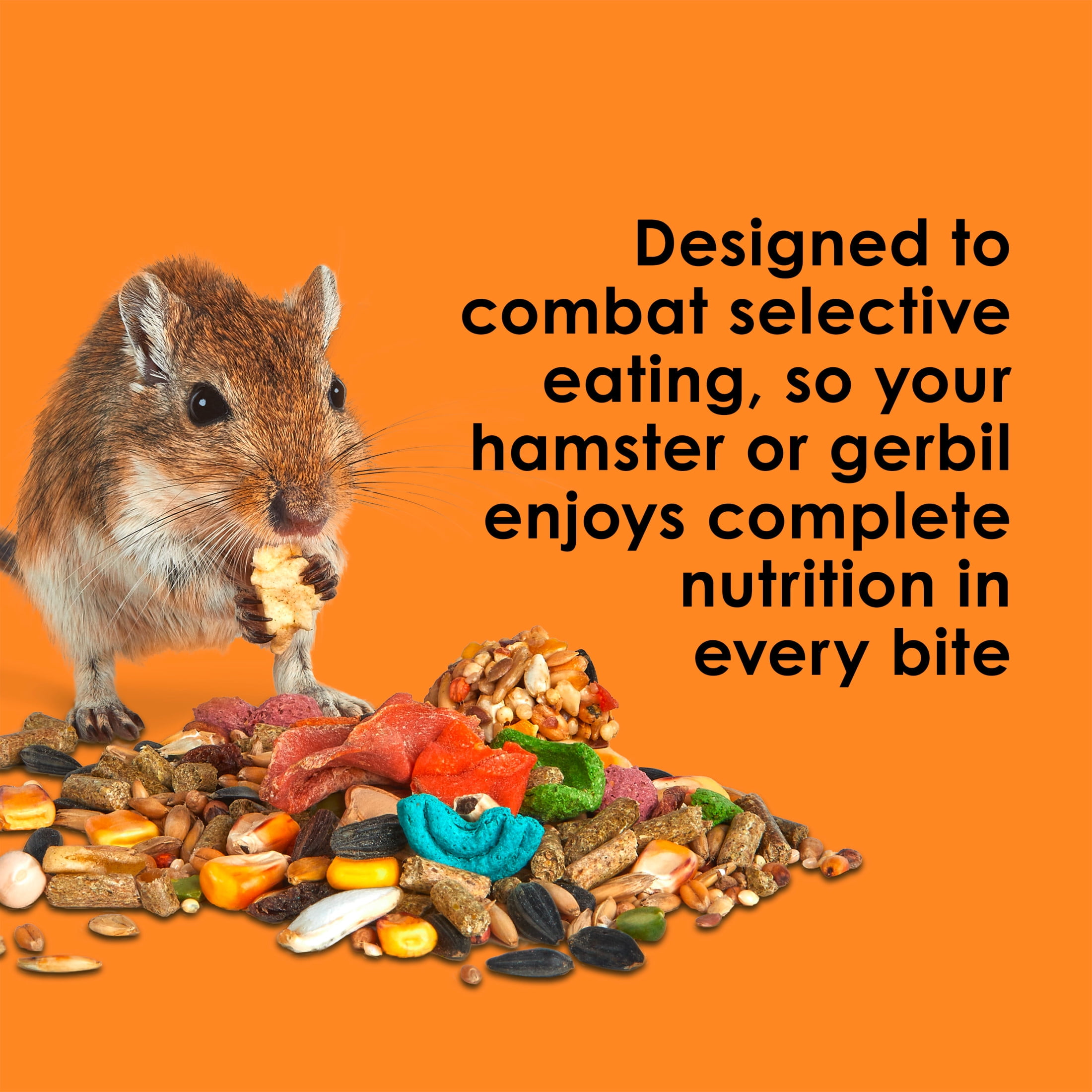 Kaytee Fiesta Hamster and Gerbil Food Flavor Medley 15 Pounds