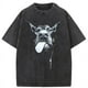 thumbnail image 1 of Camiseta gótica con estampado de perro para hombre, ropa de calle de Hip Hop, Punk, Vintage, lavada, de gran tamaño, Tops, ropa de verano5, 1 of 3