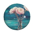 thumbnail image 2 of Gaeub Flowers in Glass Vase 14-17in Tire Cover, Spare Tire Cover, for Camper Caravan, Trailer, Car, Truck, SUV, Jeep - 16 inch, 2 of 9