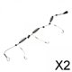 thumbnail image 1 of Paquete de 2 jaulas de cebo shamjiam para anzuelos de pesca de acero, 1 of 8
