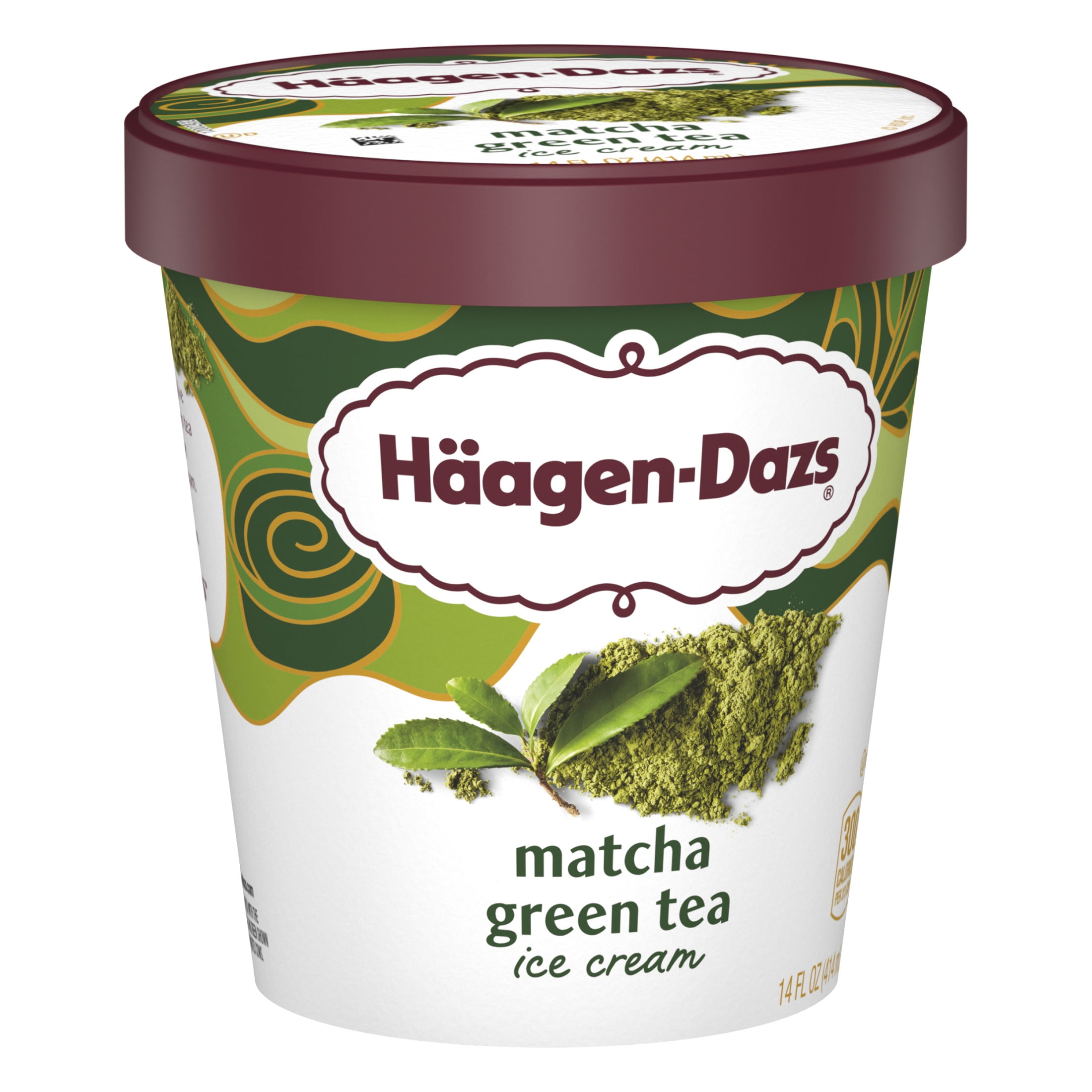 Haagen Dazs Matcha Green Tea Ice Cream, Gluten Free, Kosher, 1 Package, 14oz