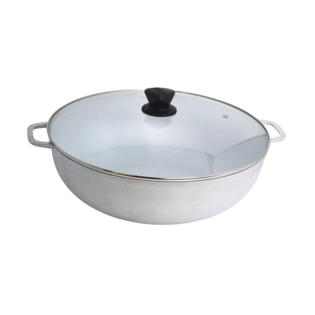 Caldero IMUSA de 36 cm en aluminio fundido de 10,5 L con tapa