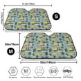 thumbnail image 3 of Fotbe Hawaiian Style Car Windshield Sunshade | Sun Visor Protector Front Window Shade, Keeps Out UV Rays, Keeps Your Vehicle Cool-, 3 of 7