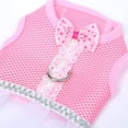 thumbnail image 1 of SHOWERORO 1Set Pink Mesh Plush Clothes for Taking Special Occasion Warmth, 1 of 8