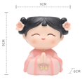 thumbnail image 7 of Colaxi Head Planter Girl Figurine Decorative Cute Plant Pot for Indoor Outdoor Yard pink, 7 of 7