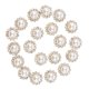 thumbnail image 1 of Botones de la perla 20 piezas botones de perlas de imitación adornos de diamantes de imitación flatback para diy 12mm 12 mm Magideal Botones de la perla, 1 of 7