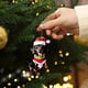 thumbnail image 4 of Adornos colgantes navideños, decoraciones navideñas, regalos navideños, 1 pieza de gorro navideño para perro salchicha, adorno para árbol de Navidad, colgante acrílico plano para decoración de regalo,, 4 of 6