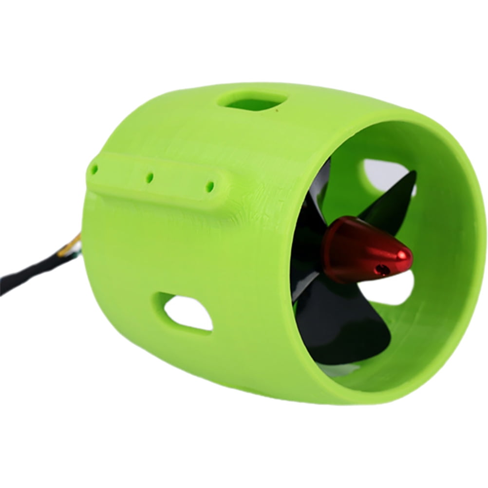 SOPOTUTU Propellers for RC Boat Underwater Propulsion Light Green PLA Shell PC Blades 1Pack