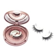 thumbnail image 1 of 1 Pair Reusable Self Adhesive Eyelashes Glue Free Waterproof False Eyelashes No Liner or Glue Required, 1 of 5