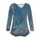 thumbnail image 4 of ICHUANYI Liquidación Blusa regular de manga larga de verano con cuello en V para mujer ICHUANYI WER2023082202062, 4 of 5