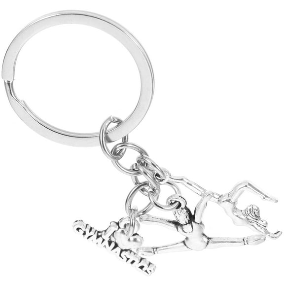 Raindrops  Sports Key Chain Gymnastics Party Favors for Kids Fitness Keychain Workout Lovers