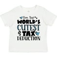 thumbnail image 3 of Inktastic I'm the World's Cutest Tax Deduction Blue Hearts Boys or Girls Toddler T-Shirt, 3 of 5