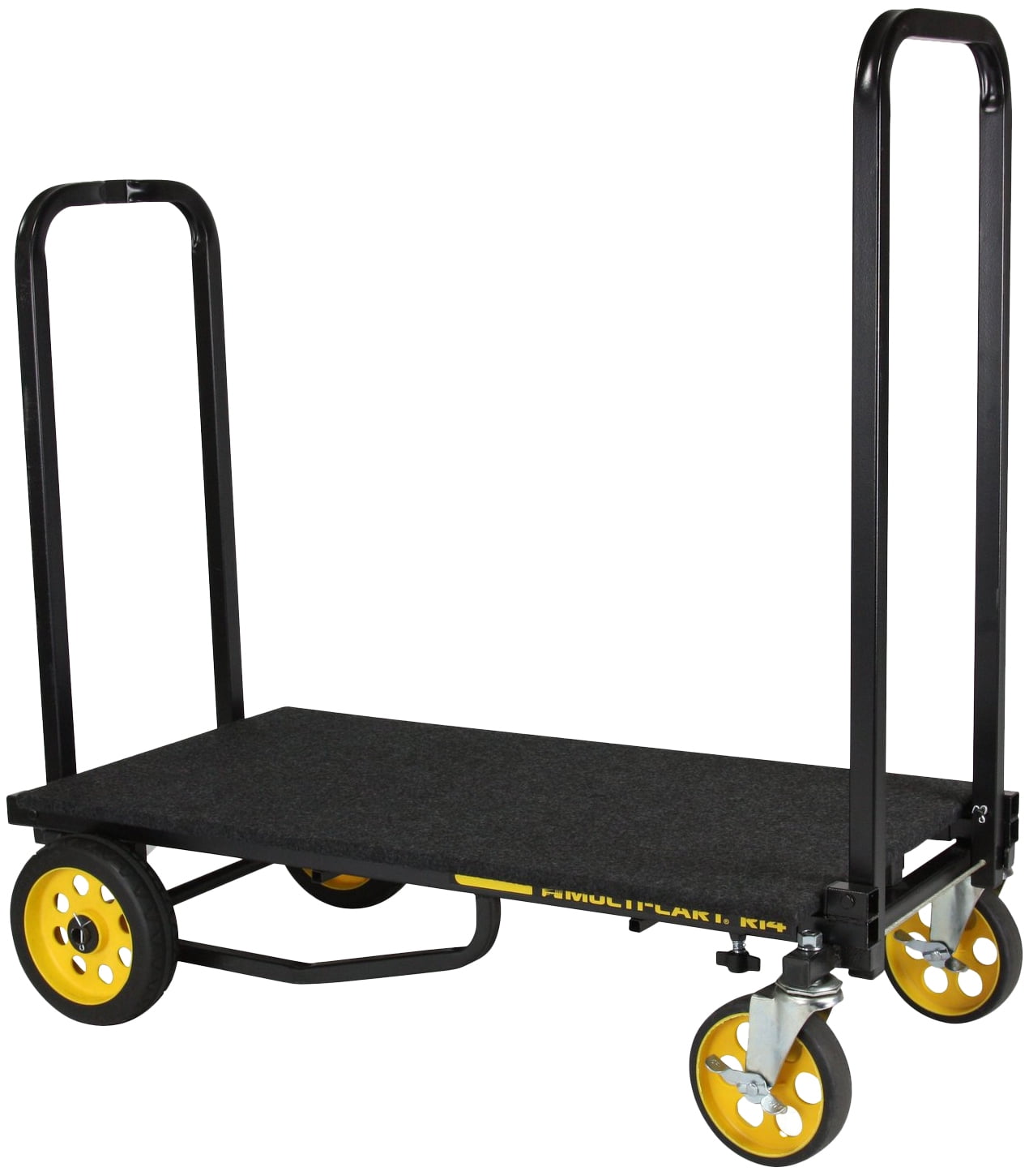 RocknRoller R14G 700lb Capacity DJ Transport Cart+Accessory+Equipment Bag+Deck 