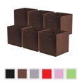 YOYTOO 6 Pack Foldable Fabric Cube Storage Bins, 11" Collapsible Cube
