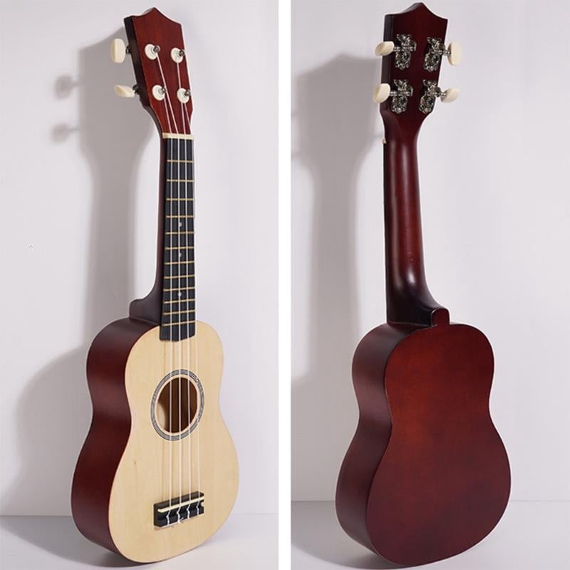 CEORPER 21Inch Ukulele Home Practice Ukulele Portable Learning Guitar Wood Texture