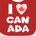 thumbnail image 4 of Inktastic I Love Canada Heart with Maple Leaf Boys or Girls Baby Bib, 4 of 4