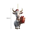 thumbnail image 3 of PRETXORVE Christmas Tree Ornament, Christmas Pendant, 2024 Christmas Cute Sheep as a Decorative Family Christmas, 3 of 9