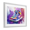 thumbnail image 2 of Stupell Industries Eclectic Stylish Vintage Sneakers Gray Framed Print Under Glass, 23 x 17, by Creative Studio, 2 of 8